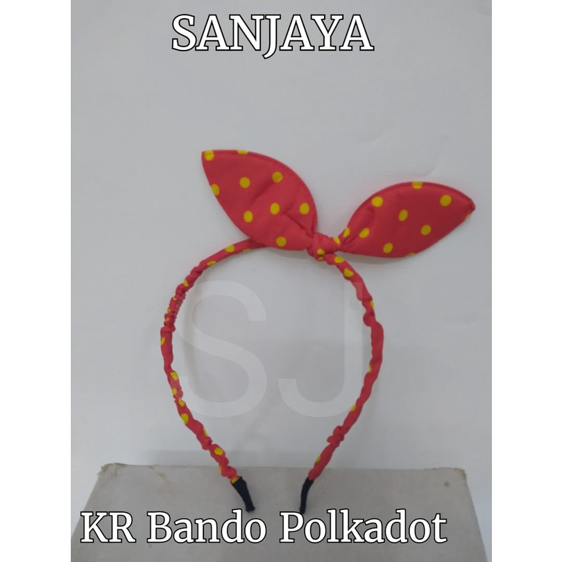 BANDO RAMBUT / BANDO WANITA LUCU / BANDO PITA POLKADOT / KR BANDO POLKADOT