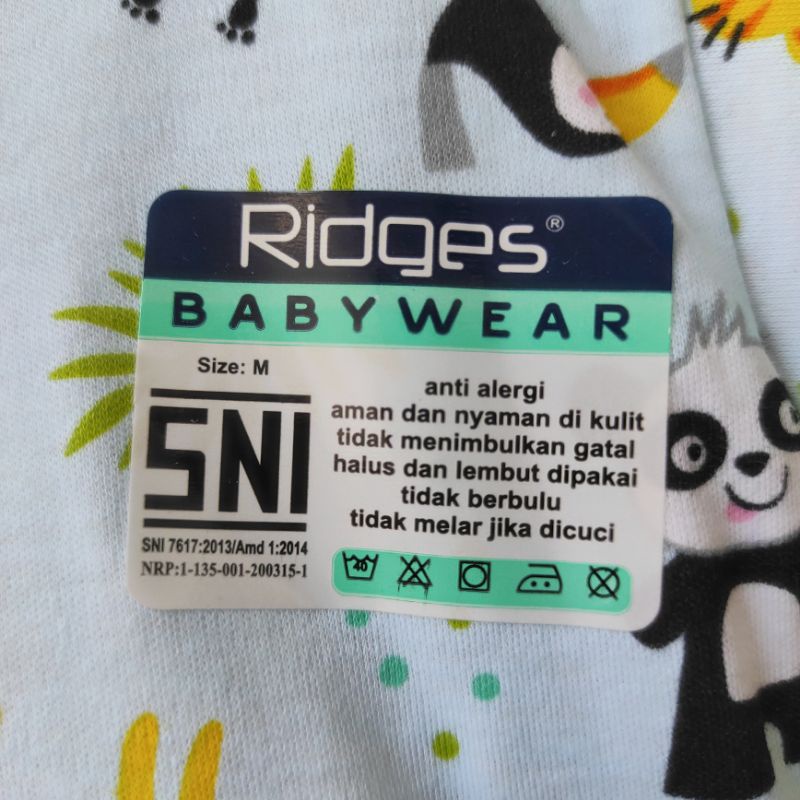 SNI RIDGES Baju Celana Pendek Print Full Warna S M L XL anak dinosaurus fox