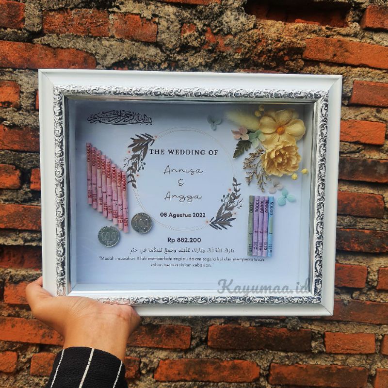 Custom Bingkai Mahar Pernikahan | Frame Mahar