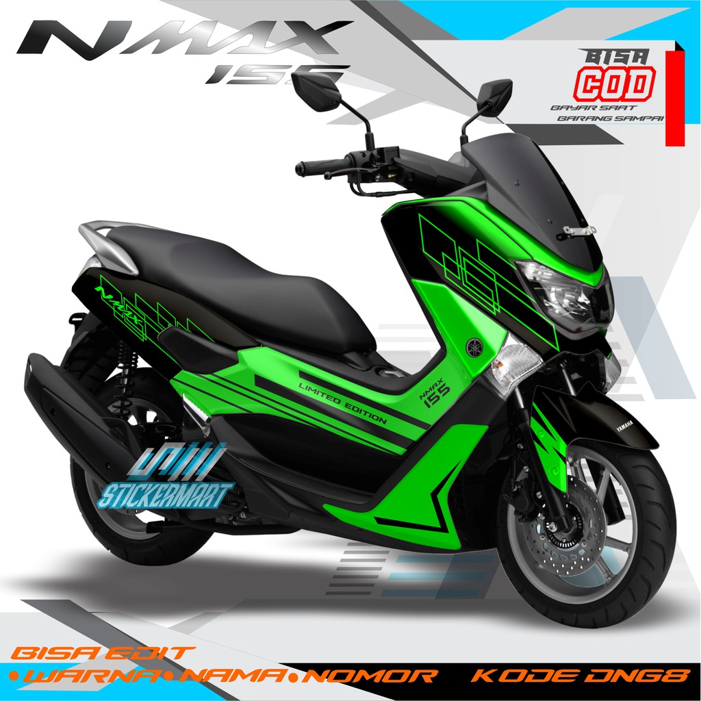 decal sticker nmax limited edition hijau