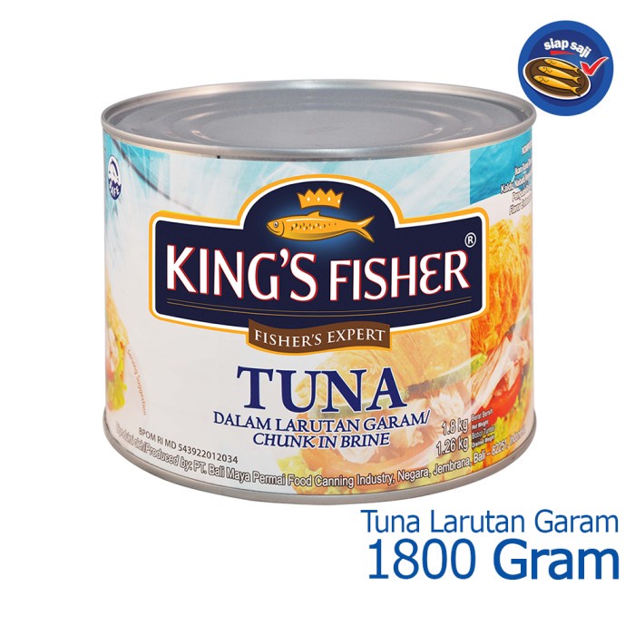 

sa2011aa King'S Fisher Tuna Dalam Air Garam 1800 G Tuna In Brine Daging Tuna Xa20X1