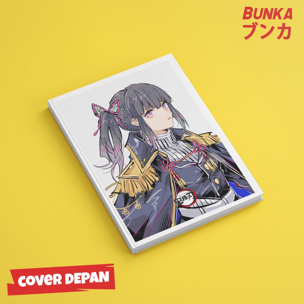 

Notebook Anime Kimetsu no Yaiba U Kanao Hardcover A5 Buku Tulis Catatan Note Agenda Planner Jurnal