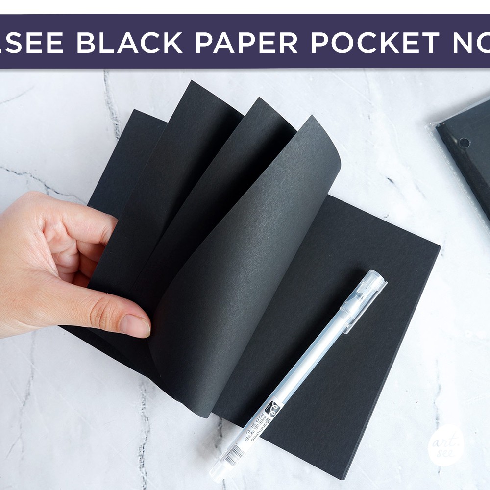 

Art.see Black Paper Pocket Notes