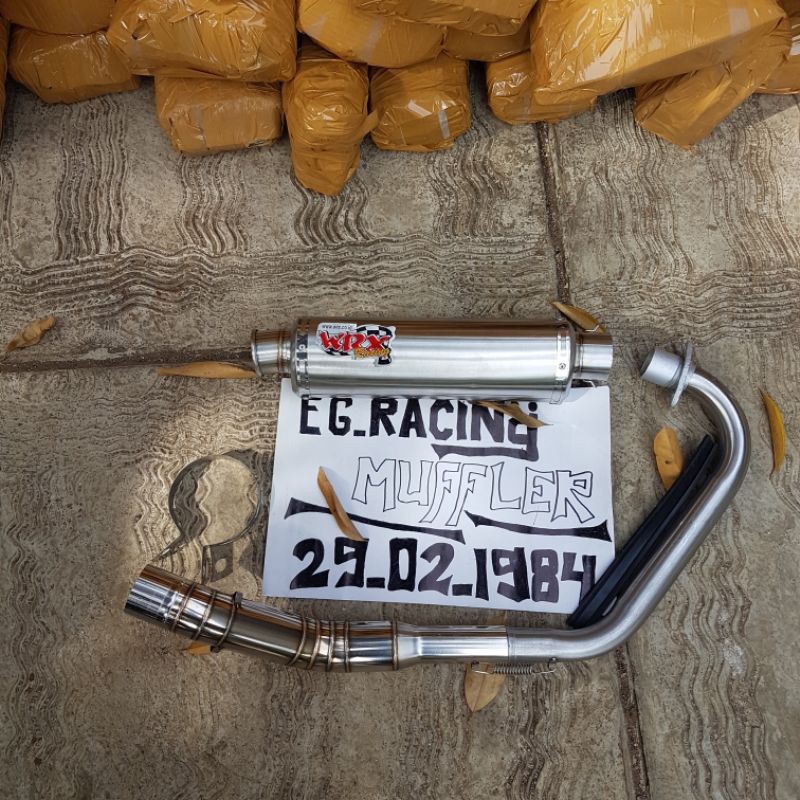 KNALPOT RACING WRX TIGER VIXION R15 SATRIA SONIC MAGA/GL PRO GSX GTR CB150R CB OLD MX OLD/NEW DLL