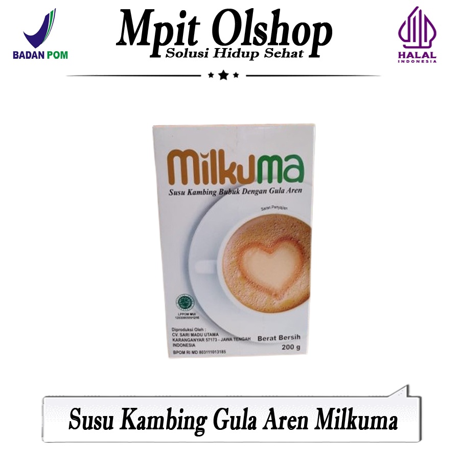 

MILKUMA ISI 200 Gram ORIGINAL | SUSU KAMBING PLUS GULA AREN
