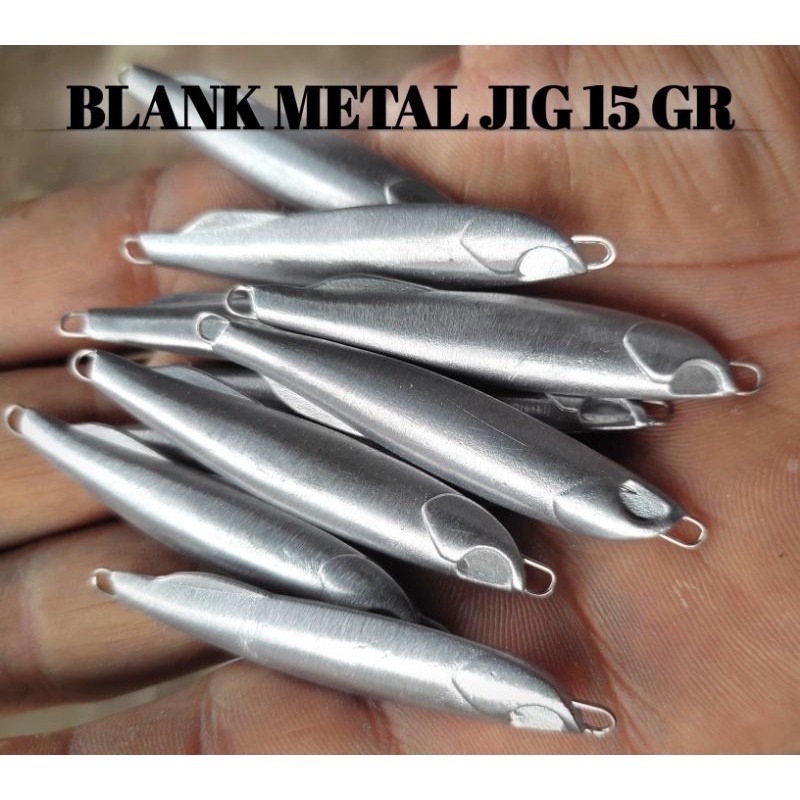 blank metal jig micro jig 15 gram cnc