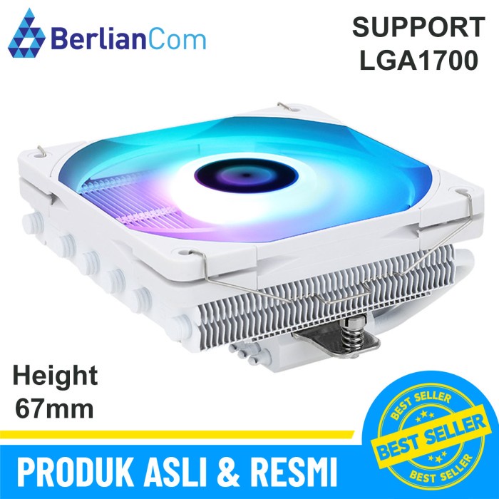 THERMALRIGHT AXP120-X67 WHITE ARGB Low Profile CPU Cooler (Intel/AMD)