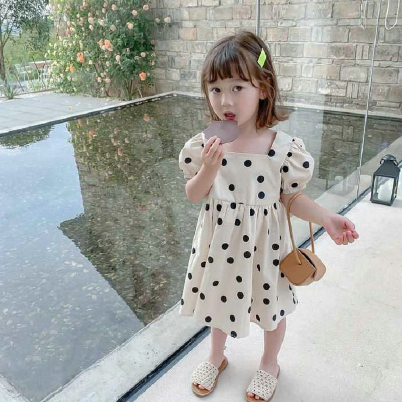 Dress Polkadot Anak Perempuan