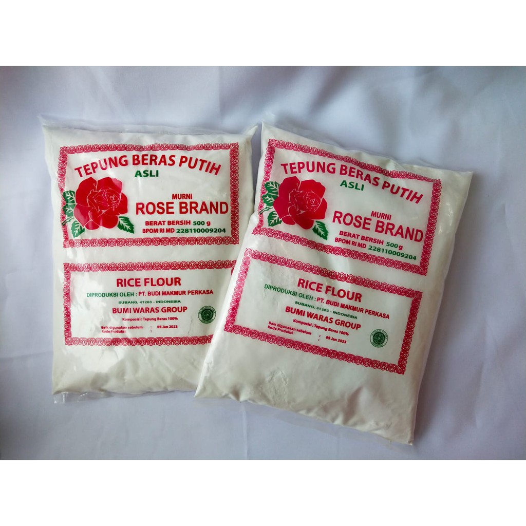 

TEPUNG BERAS PUTIH ROSE BRAND 500 GRAM