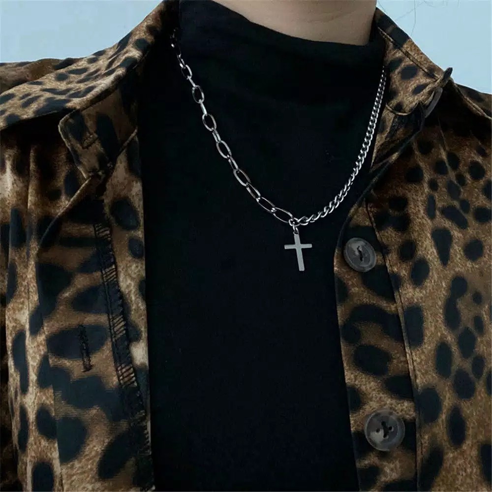 KK0290 - Kalung Rantai Pria Wanita Korea Kpop Kdrama Style BTS EXO NCT