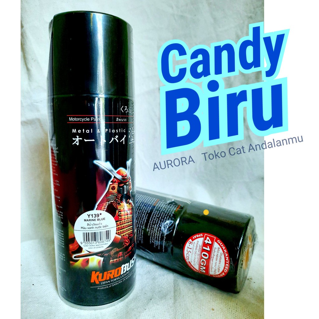 Pilox Pylox Samurai Candy Biru Marine Blue Candytone Transparan Candi Cendi Cendy Cenditon