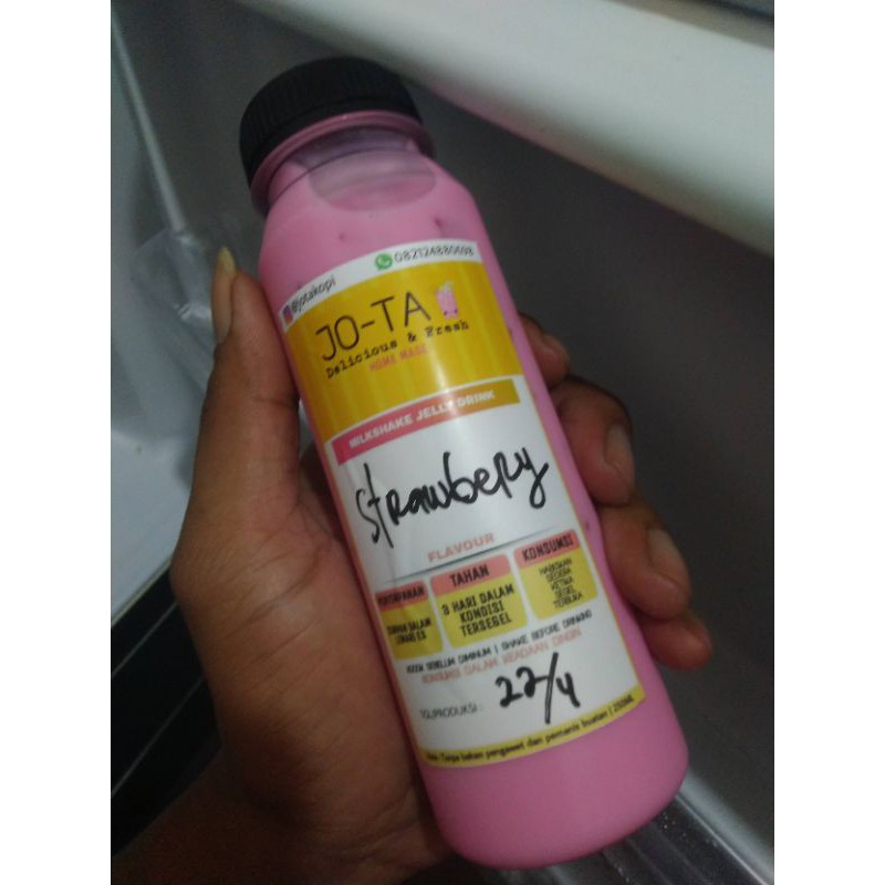 

Milkshake jelly drink (Flavour STRAWBERY)