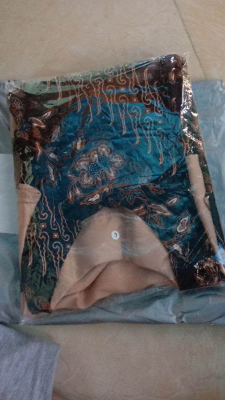 Batik Wanita Asj Sa Hrb026 Kenongo Kemeja Tosca Pendek