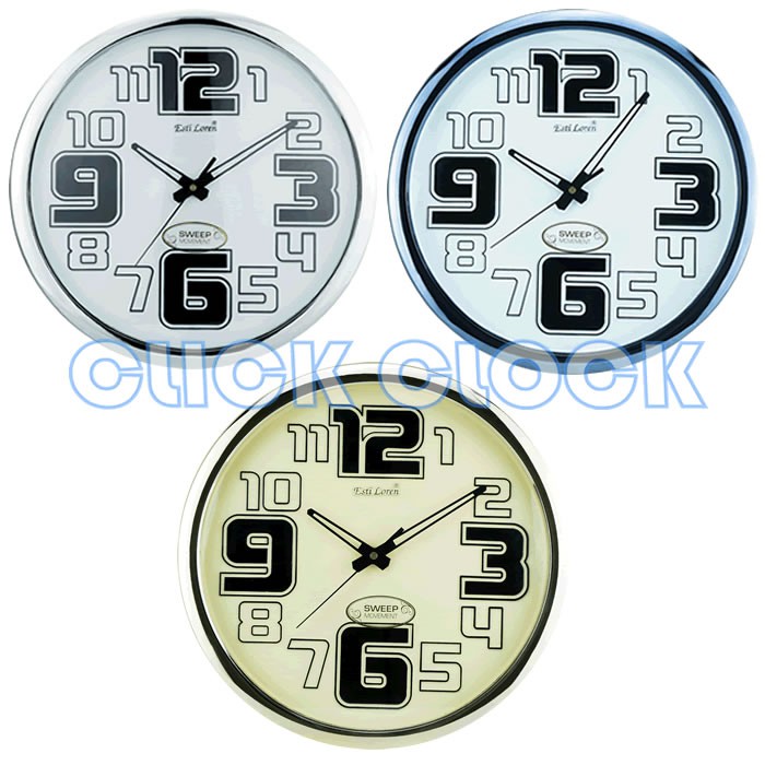 Jam Dinding Polos Wall Clock Dekorasi Rumah Bagus ESTILOREN CR 2093