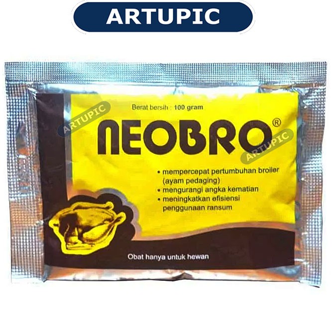 Neobro 100 gram Vitamin Penggemuk Pertumbuhan Ayam Pedaging Broiler Penambah Berat Ayam Unggas