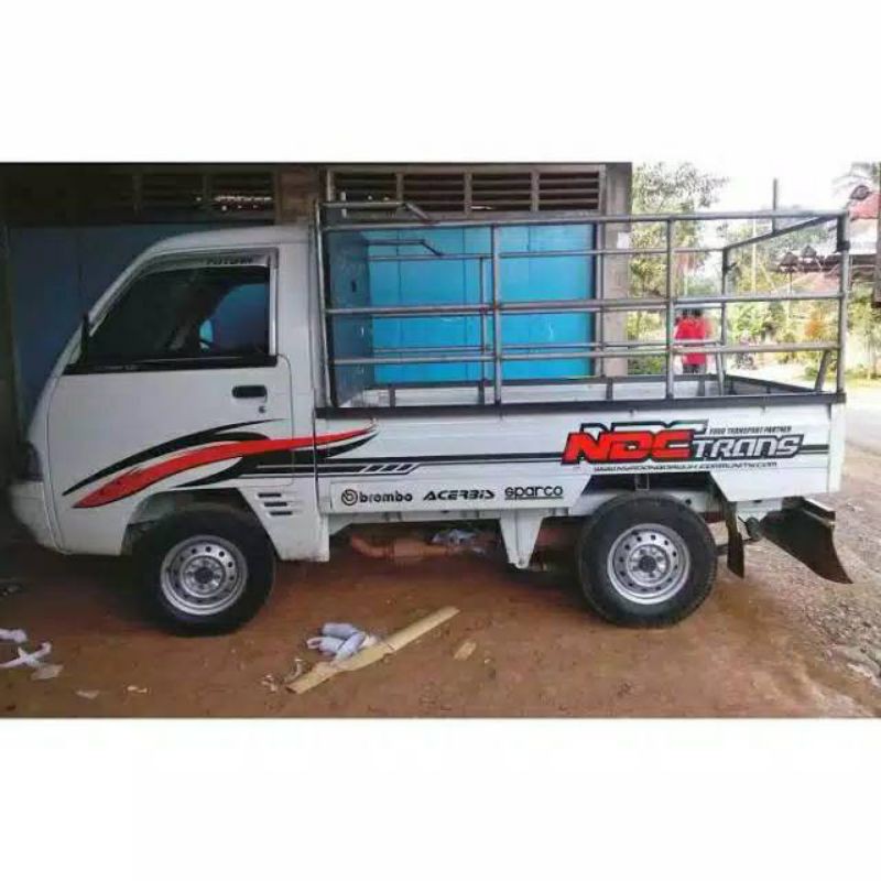 Stiker mobil pick up terbaru stiker cutting mobil pick up terlaris murah kekinian