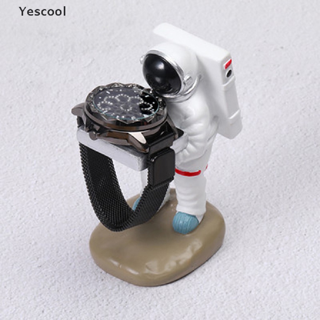 Yes Kotak Display Jam Tangan Bentuk Astronot Bahan Resin