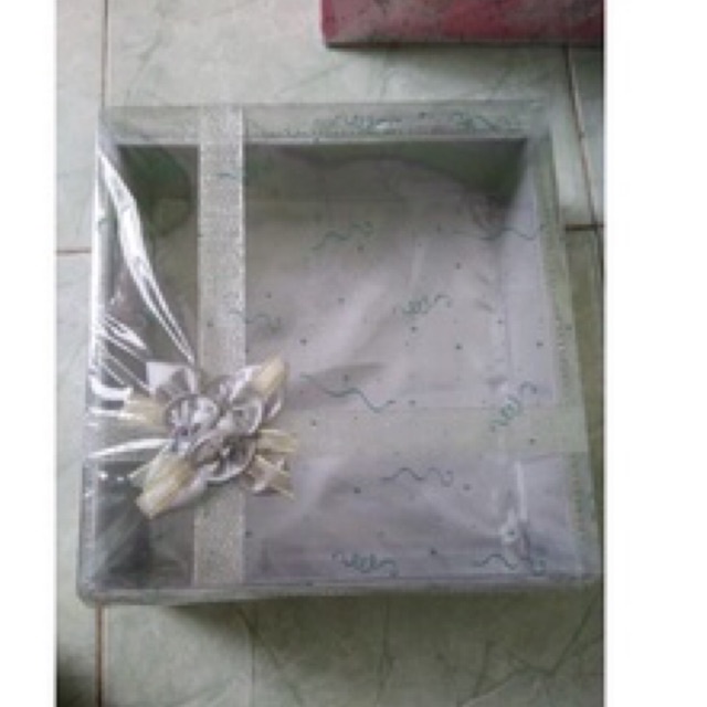 store_azizah Box Kotak Hantaran Kue untuk Lamaran dan Pernikahan / Kotak Kue Seserahan Tutup Mika  s
