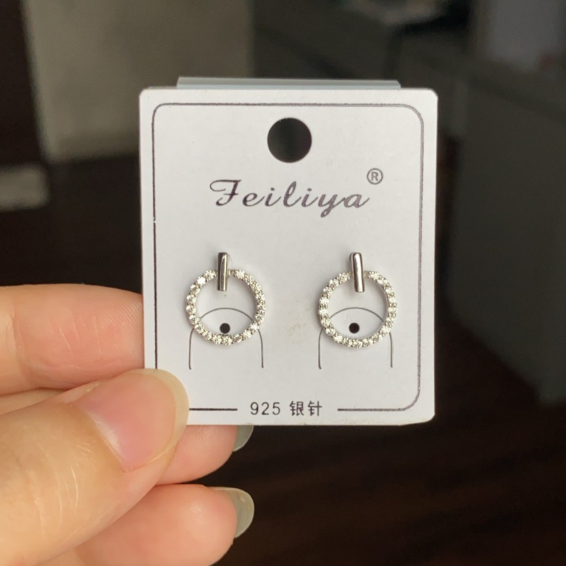 Anting Silver Perak S925 Wanita Fashion Murah AAS021 Elegant cocok pesta