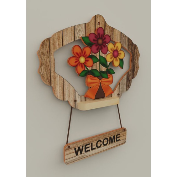 HIASAN DINDING / HIASAN DINDING BUNGA / HIASAN dinding 3D.