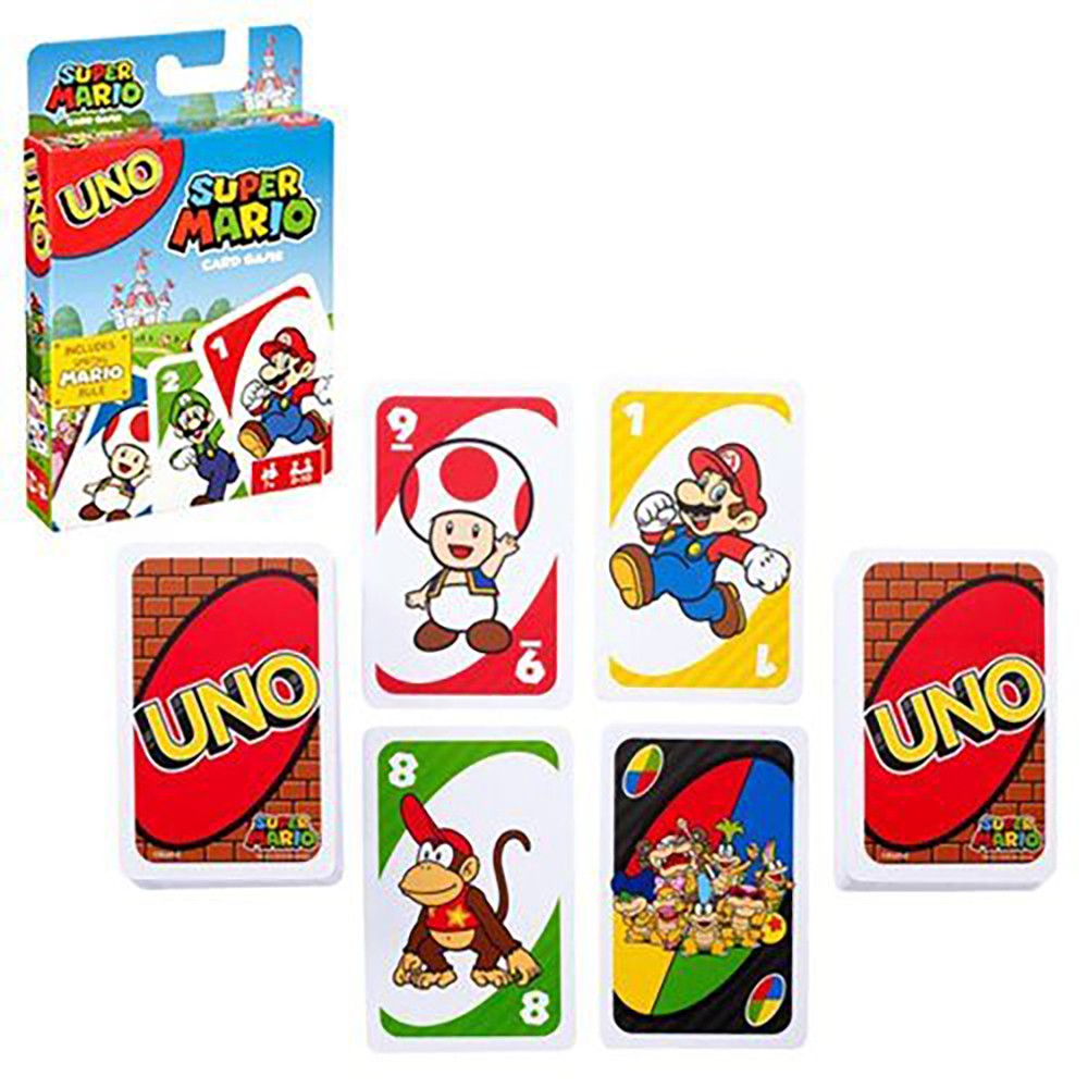 UNO Super Mario Bros Card Game Board Games - READY - NEW