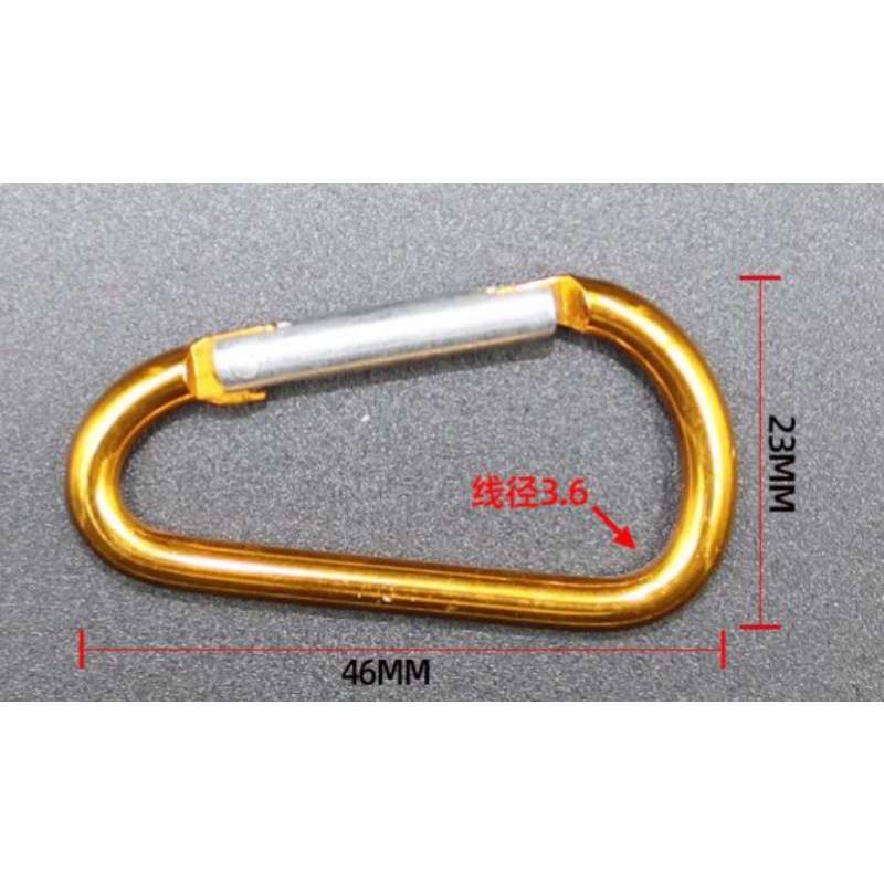 Carabiner mini aloy acesoris