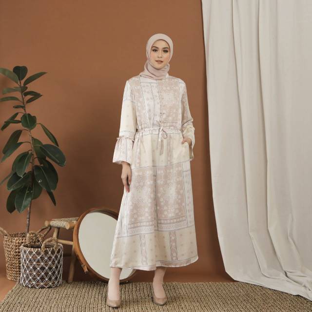 Tazkia Dress Coklat Susu (Coksu)