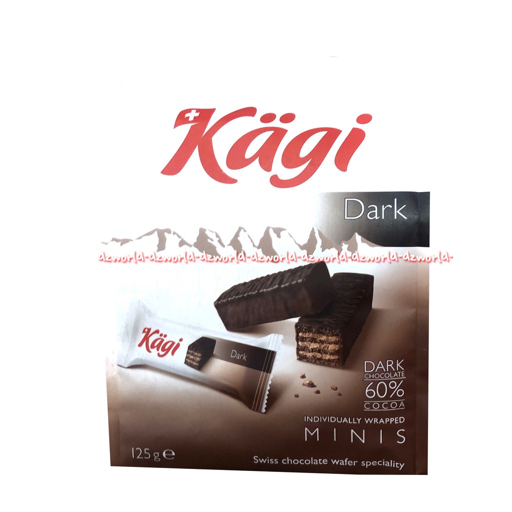 Kagi Dark Chocolate Hazelnut Dark Orange Cocoa Minis Coklat Kagi 125gr