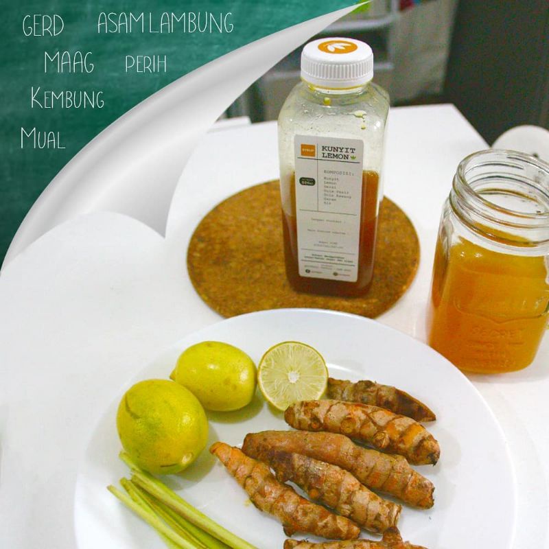 

Minuman Kunyit Lemon Syrup 500ml Tanpa Pengawet