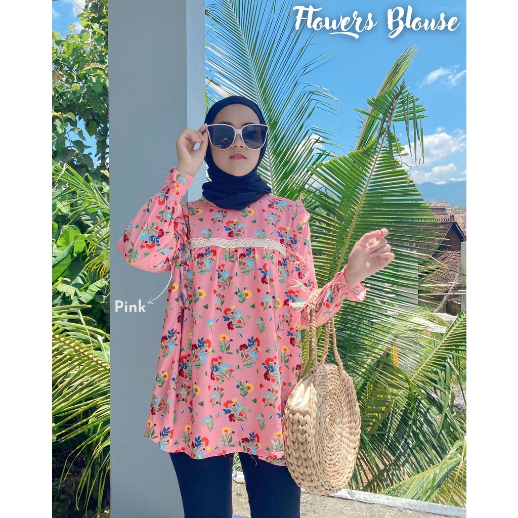 Sakhia Flowers Blouse Rayon