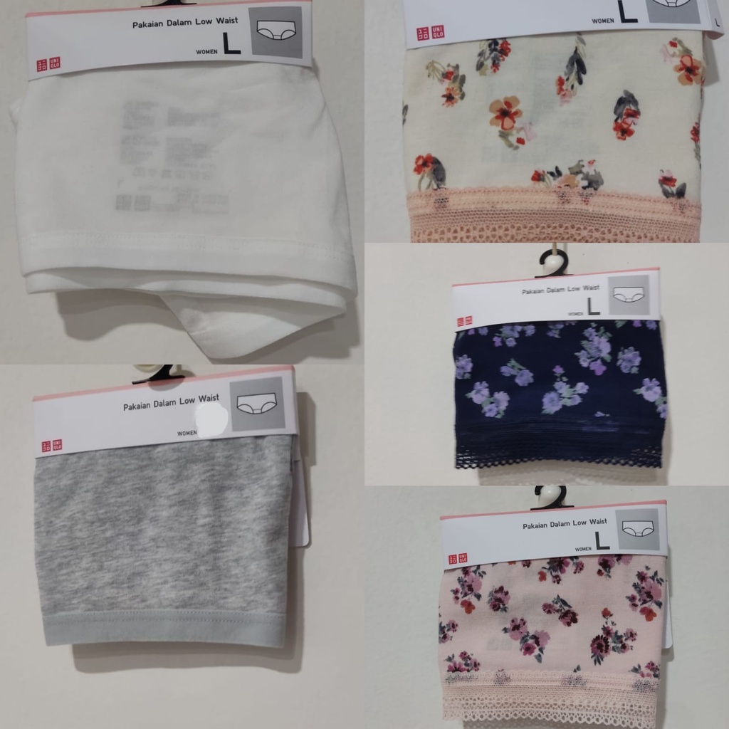 Uniqlo Original Celana Dalam Wanita Low Waist Size L