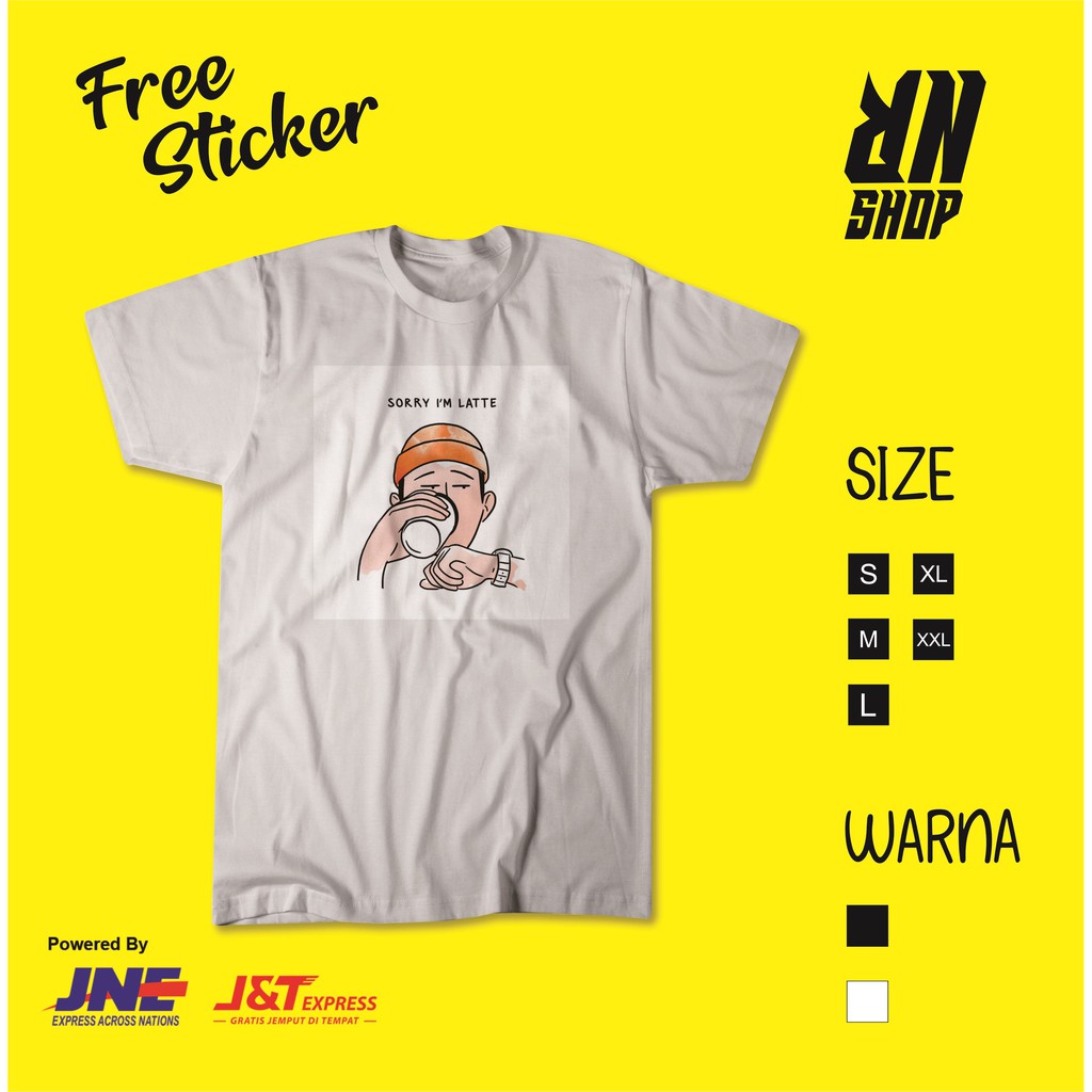 KAOS KOPI KEKINIAN MOTIF KARTUN KAOS DISTRO KAOS PRIA DAN WANITA T SHIRT KOPI KAOS GAUL