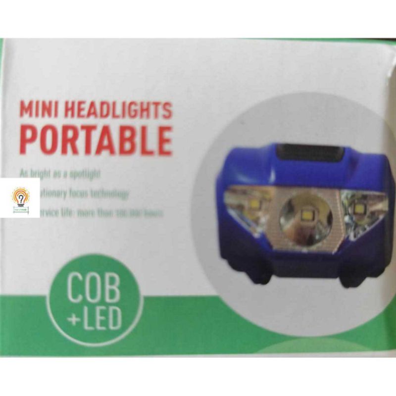 Senter Kepala Headlamp Motion Sensor Headlight Rechargeable LED Flashlight KX Dan Senter Baterai