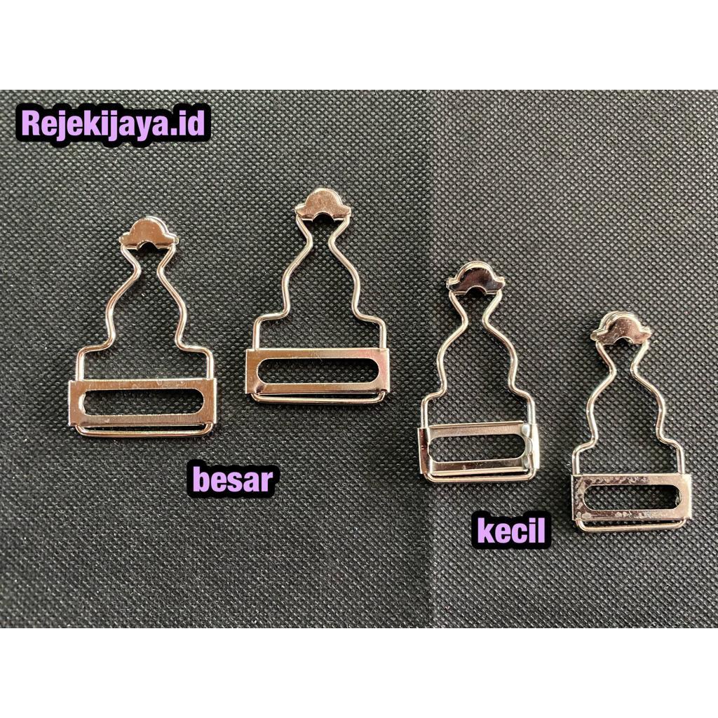 KAIT CELANA KODOK PERPASANG / RING JOJON PERPASANG / KAIT SUSPENDER / KAIT OVERALL PERPASANG