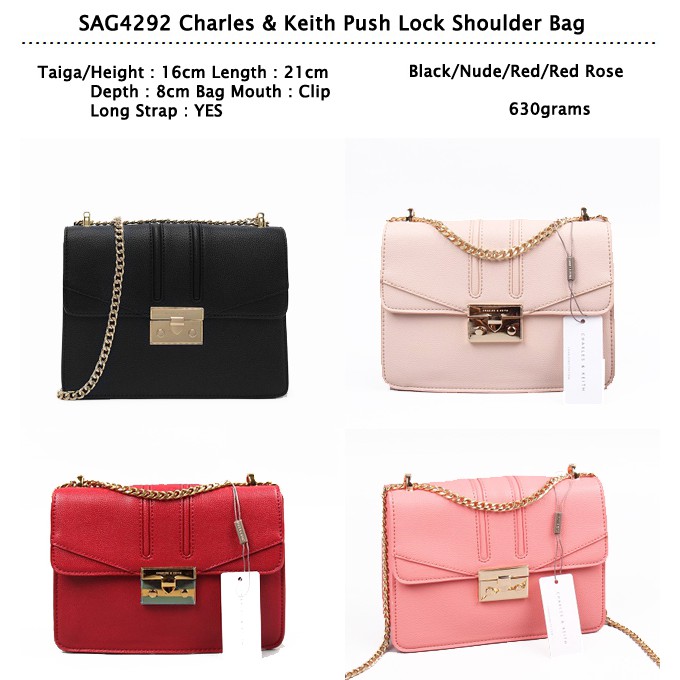 charles and keith push lock