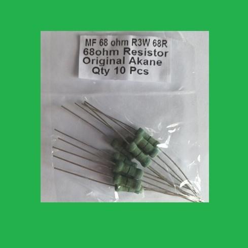 Qty 10 Pcs Mf 68 Ohm R3W 68R 68Ohm Resistor Original Akane Nivic00 Segera Dapatkan
