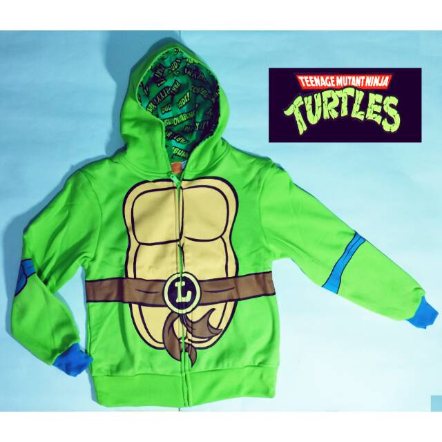Jaket sweater nickelodeon ninja turtle