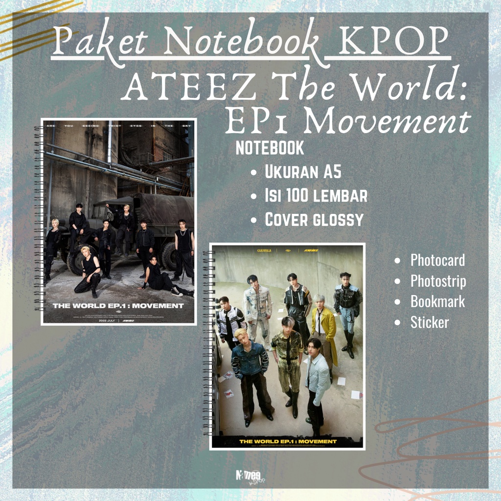 

ATEEZ Notebook Guerrilla