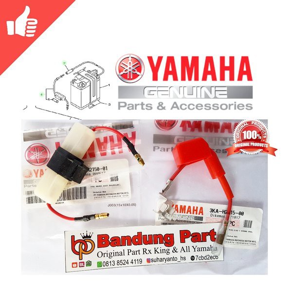 kabel wire aki set sikring motor yamaha rx king