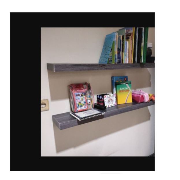 Rak Dinding/Ambalan/Melayang/Floating Shelf 60x20x4cm 80x20x4cm 100x20x4cm