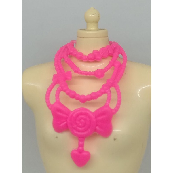 kalung boneka varian pink