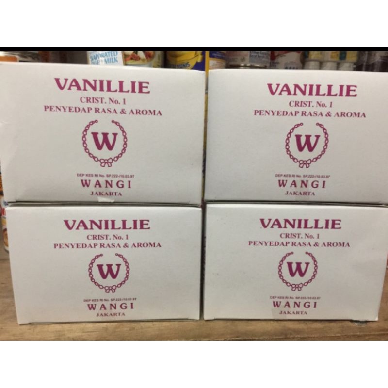 

bubuk vanili sachet. Vanili W isi 100pcs/boks