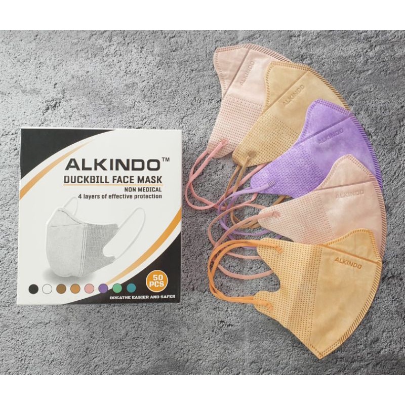 Masker Duckbill Alkindo Mix Warna 50pcs/box