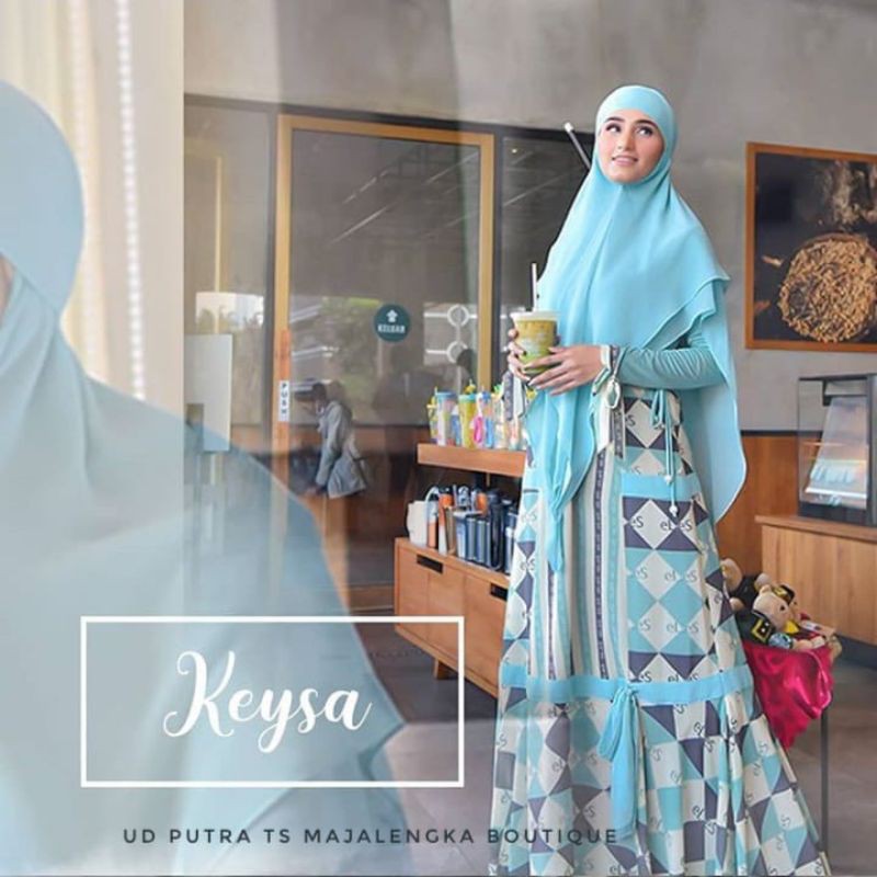 Kesya Dress by Lina Sukijo / set syari premium / set syari eLeS / set syari elegan / set syari murah