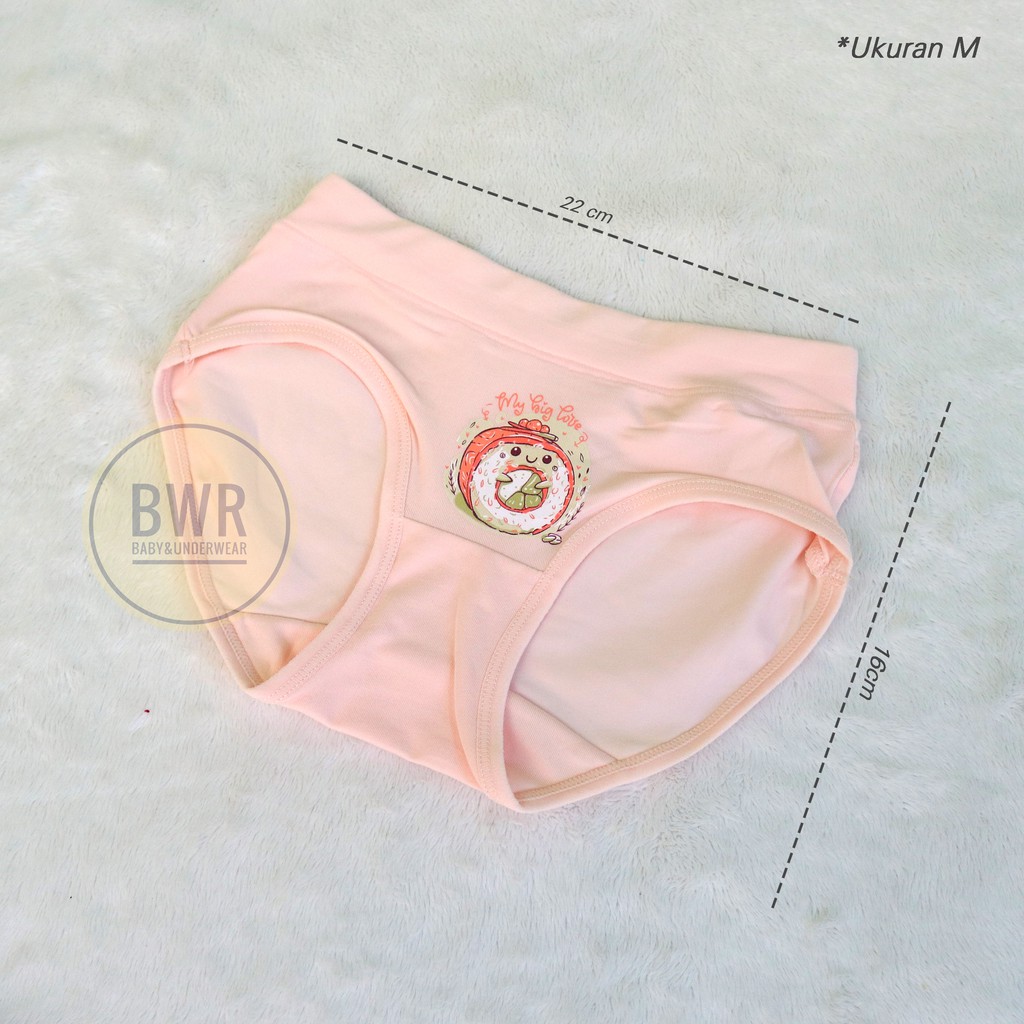 [ 6pc ] CD Sorex Anak NA 452 | Celana Dalam Anak Remaja Perempuan na452 Super Soft - Bwr