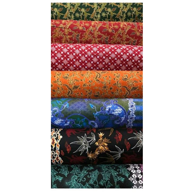 Kain Batik Katun Meteran Roll Supplier Konveksi