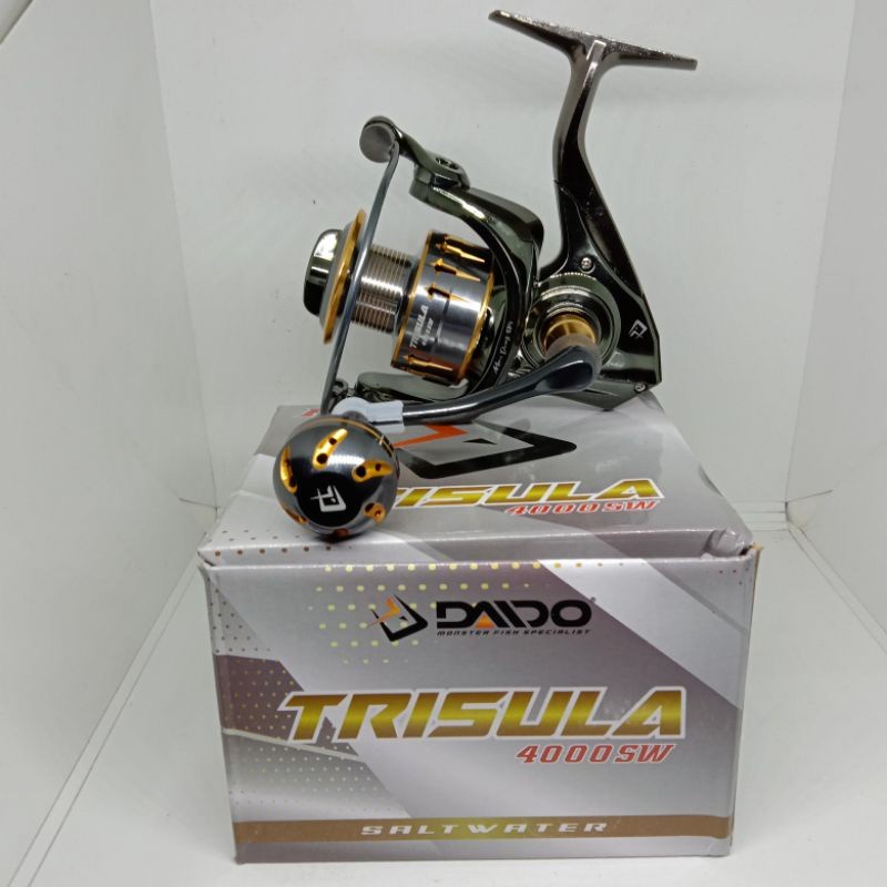 Reel Rell Daido Trisula SW 4000 Gulungan Ril Rel Alat Pancing Laut
