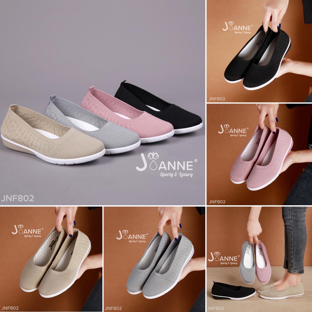 JOANNE FlyKnit Flat Shoes #JNF802 ORIGINAL