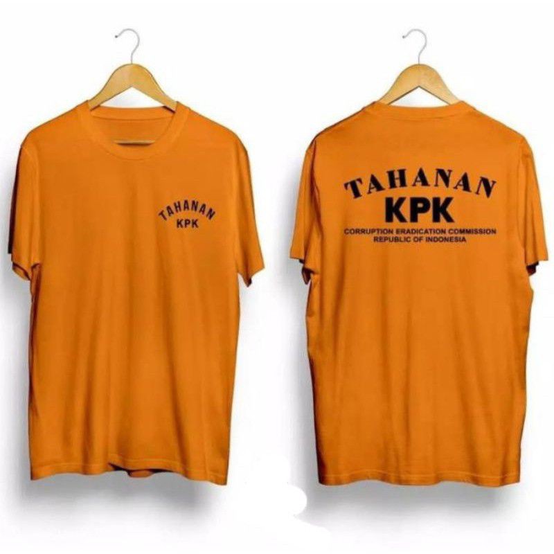 BAJU KAOS TAHANAN KPK #KPK #KAOSTAHANAN #TAHANKPK