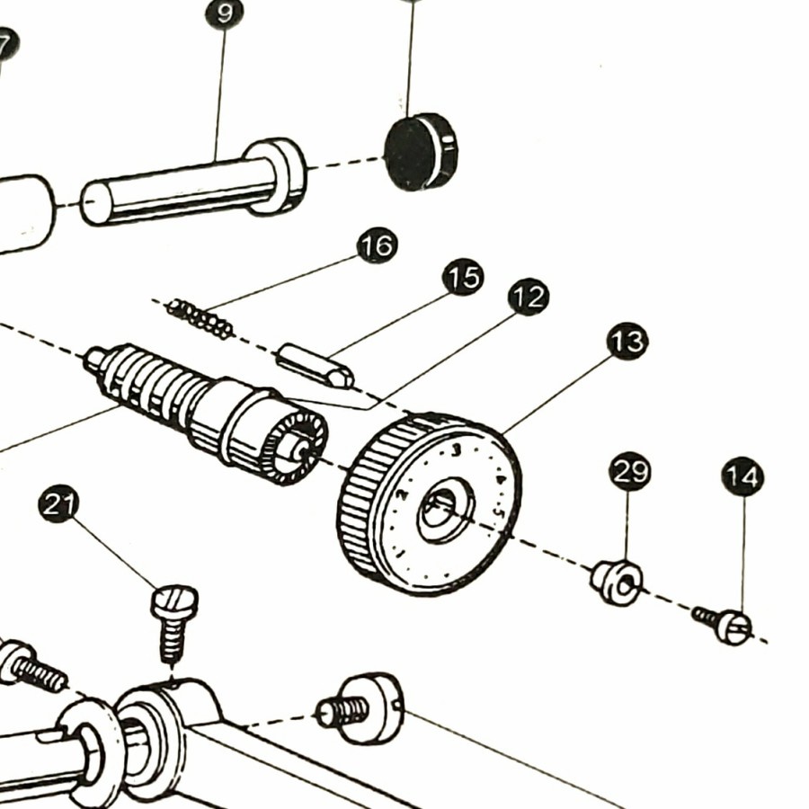 22T5-006C1 As Putaran Dial Kasar Halus Mesin Jahit High Speed Industri